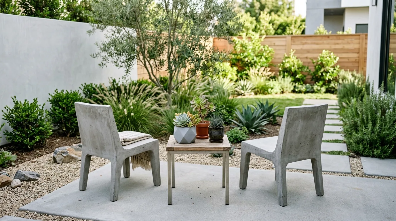 Minimalist Concrete Seating